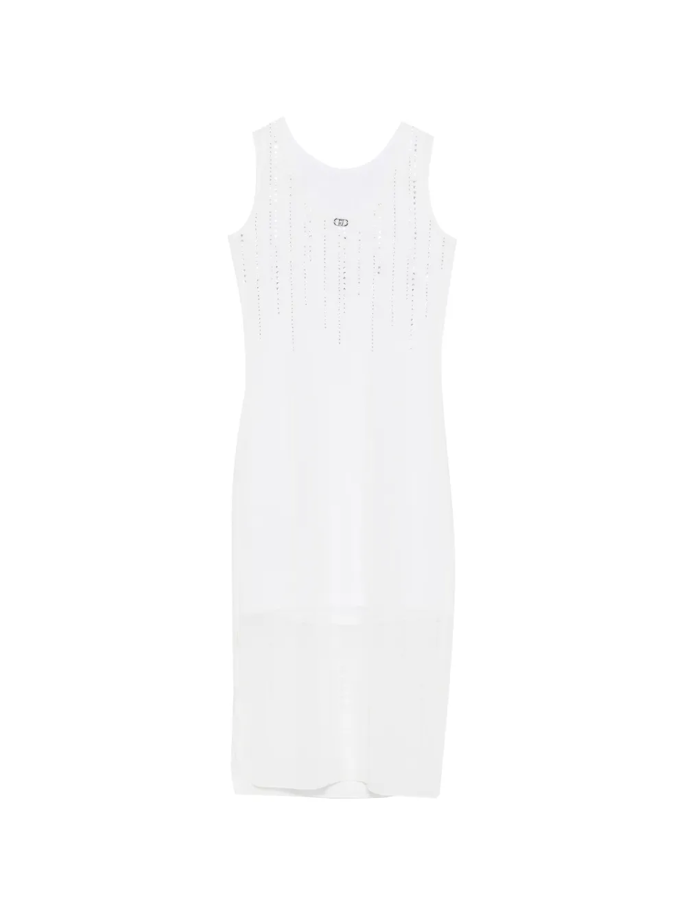 Liu Jo Kids Jurk verfraaid met stras Wit