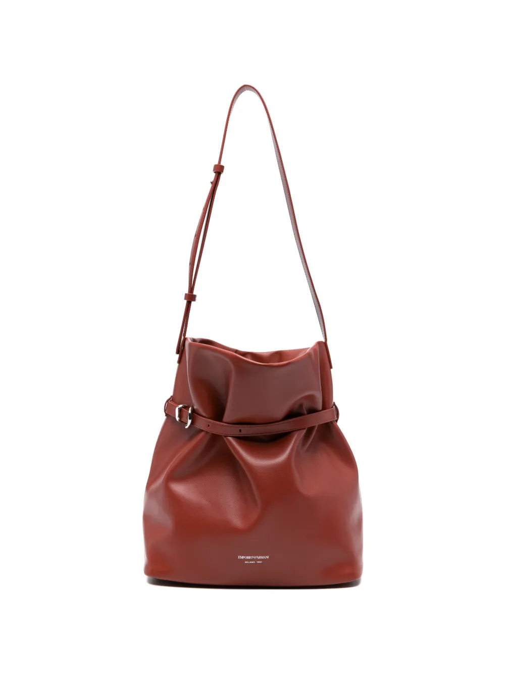 Emporio Armani Borsa tote con fibbia - Rosso