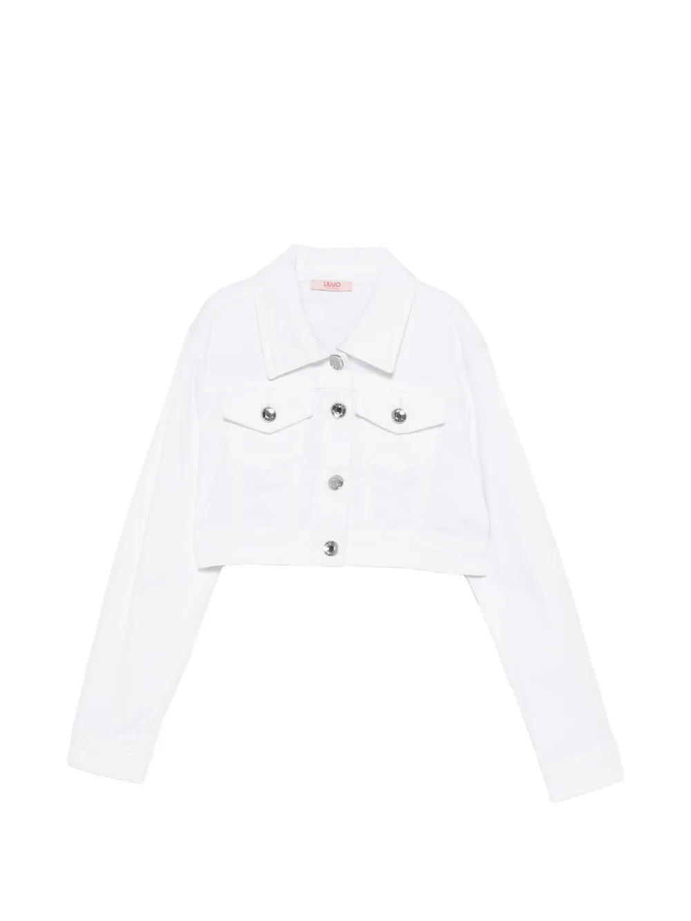 Liu Jo Kids button-fastening jacket - Bianco