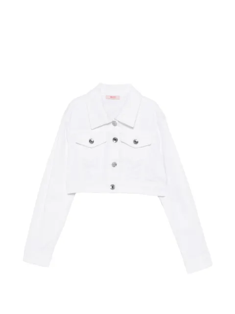 Liu Jo Kids chamarra de mezclilla con botones