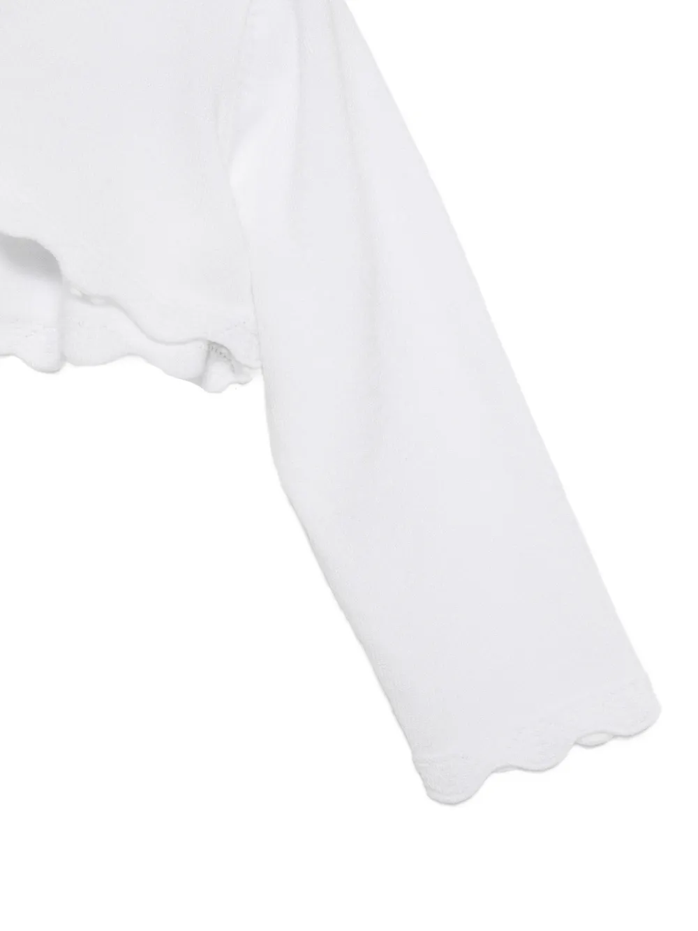  Liu Jo Kids Scalloped Cardigan - White 