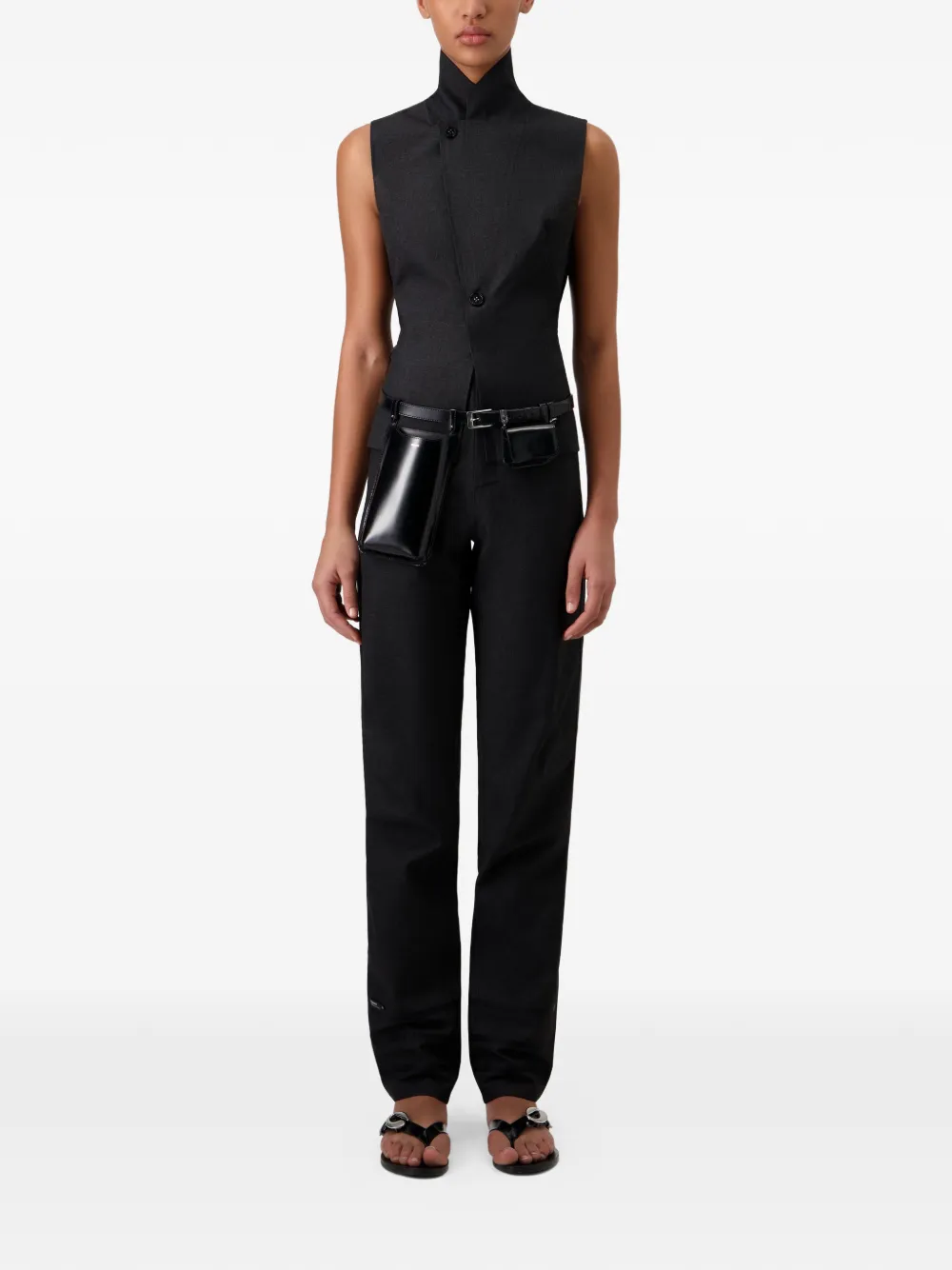 Coperni Straight pantalon Zwart