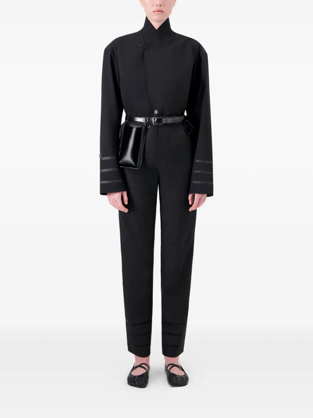  Coperni Tailored V-neck Jacket - Black 
