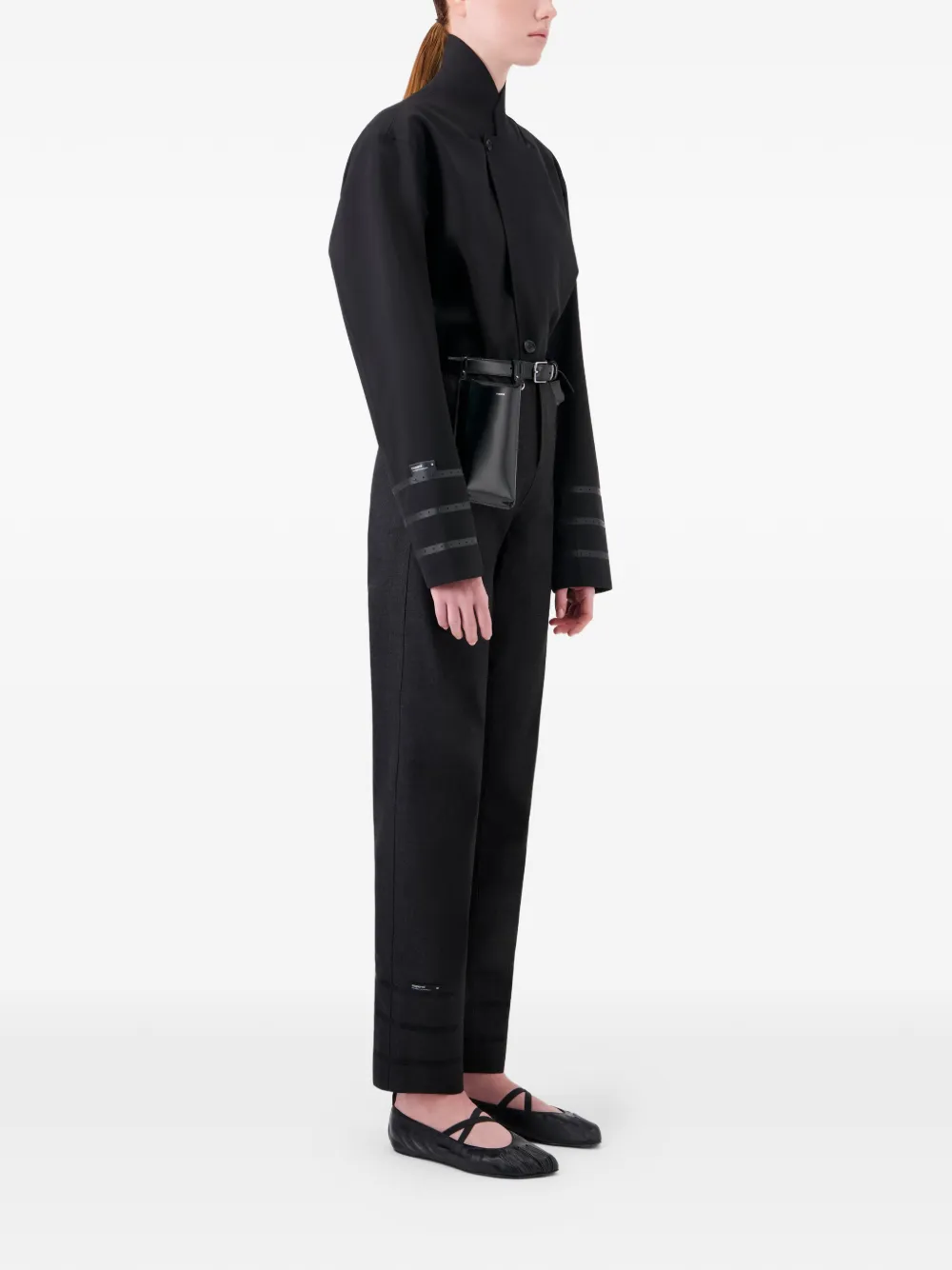  Coperni Tailored V-neck Jacket - Black 