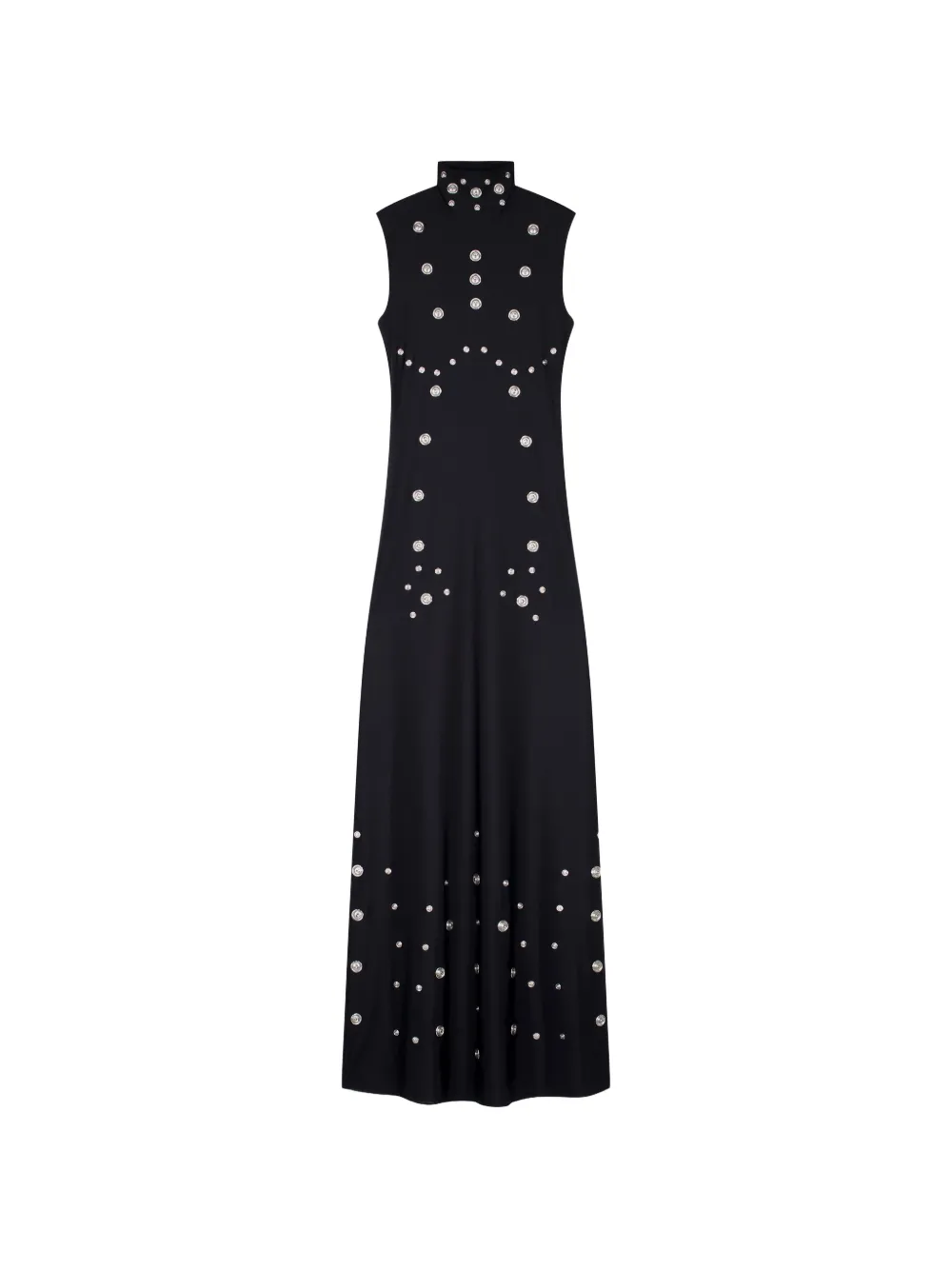 Coperni snap embellishment dress - Schwarz