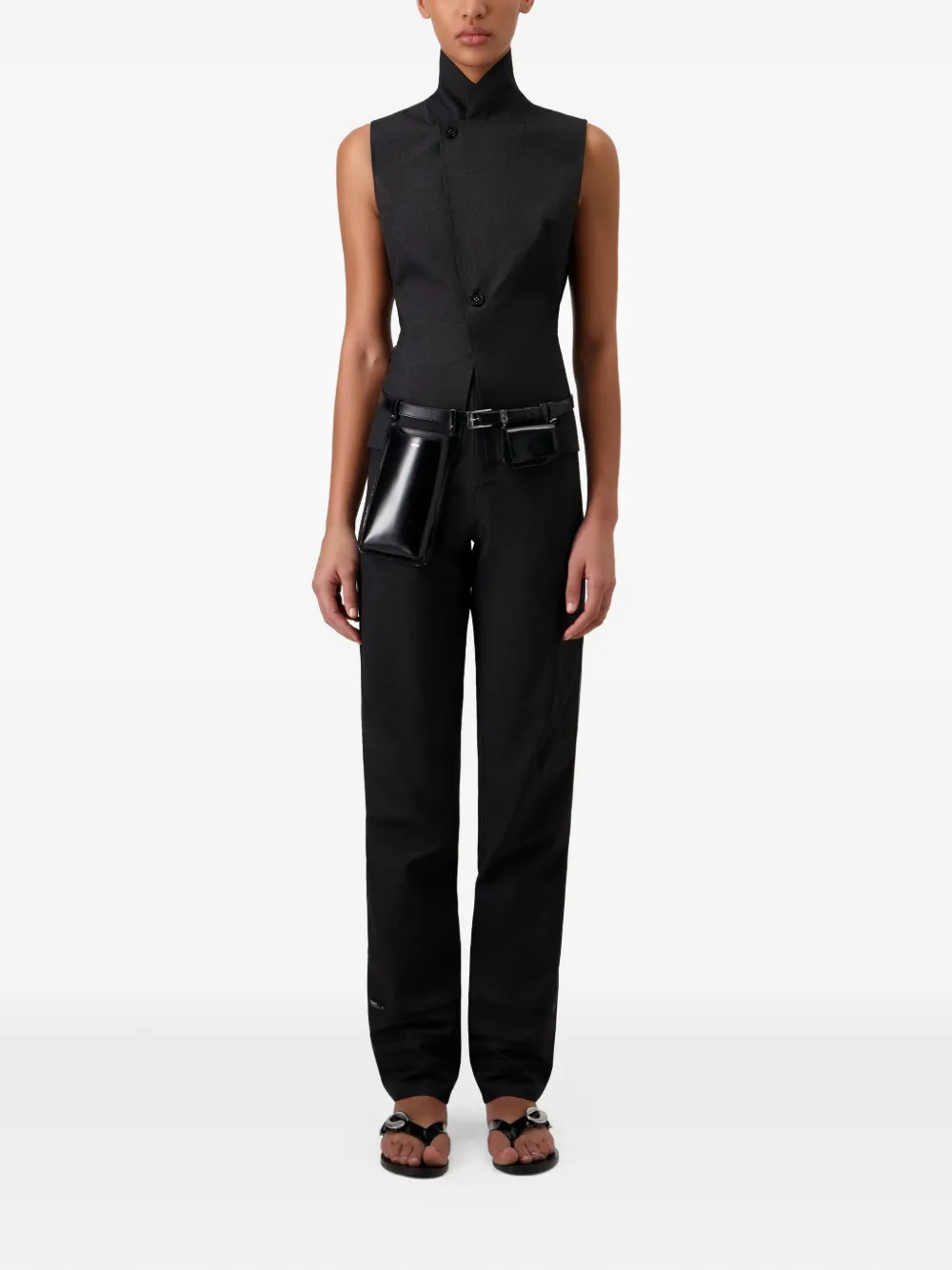 Coperni Gilet met V-hals Grijs