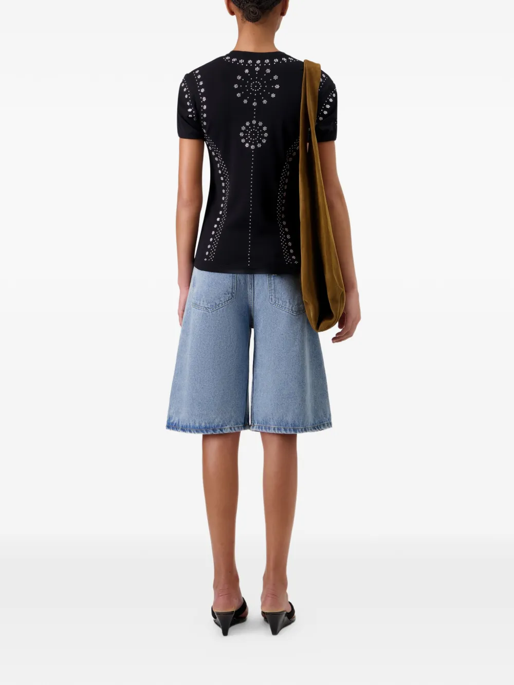 Coperni Mantra T-shirt met print Zwart