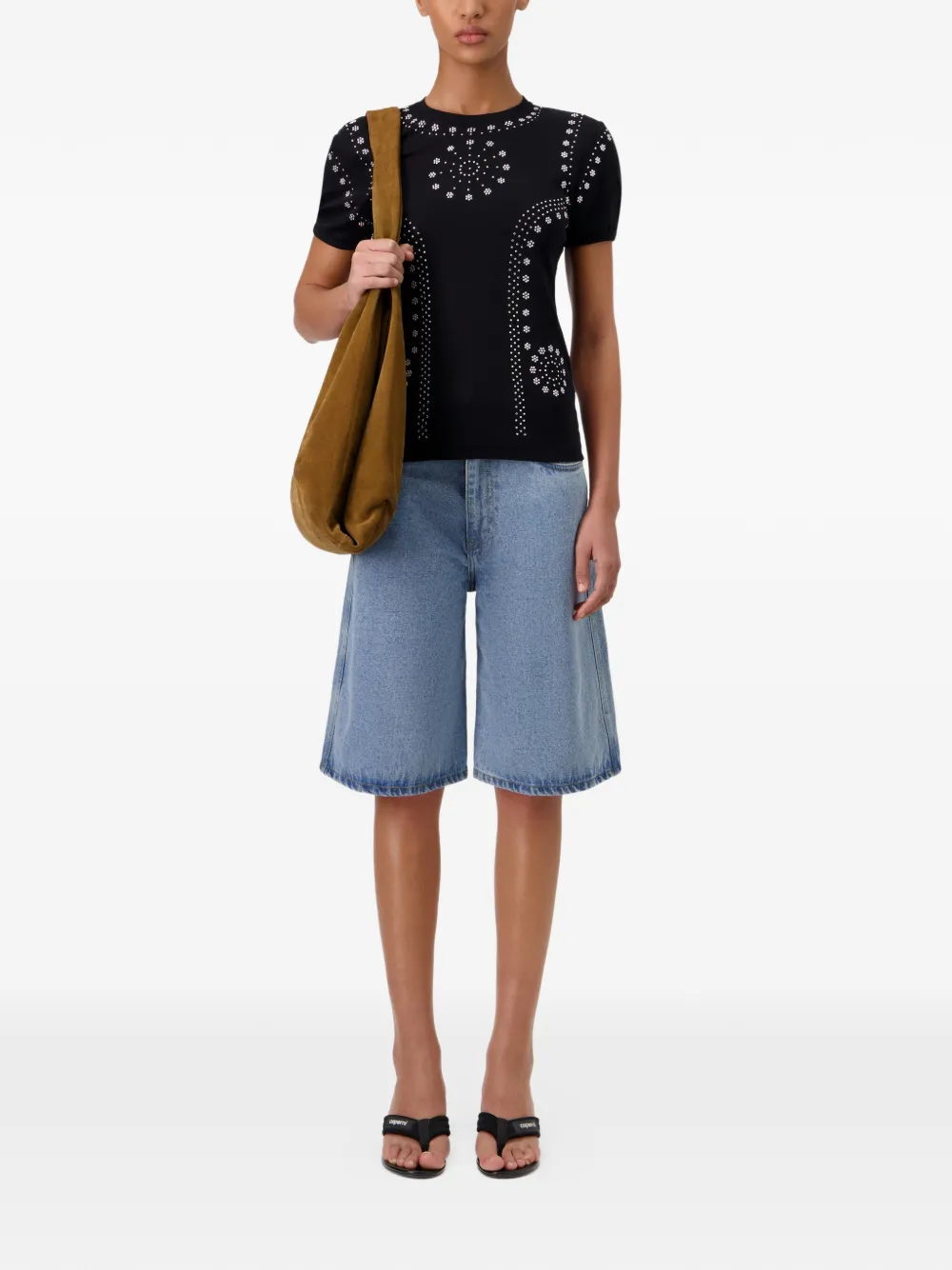  Coperni Mantra Graphic Print T-shirt - Black 