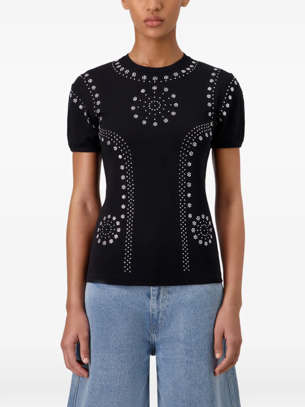 Coperni Mantra T-shirt met print Zwart
