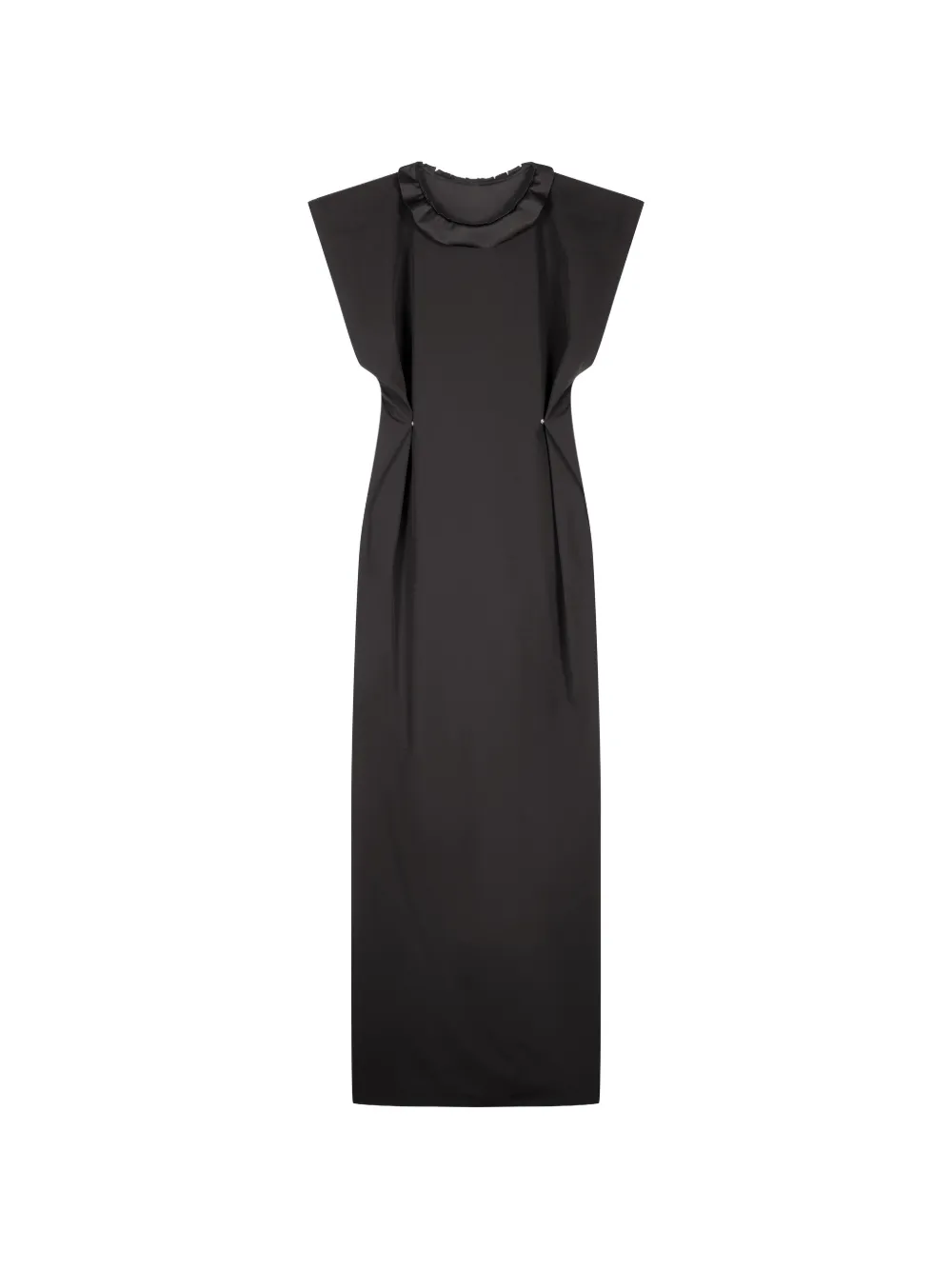 Coperni structured shoulders adjustable dress - Schwarz