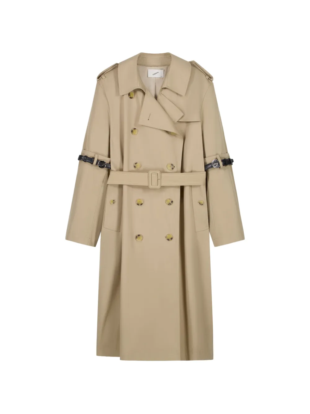 Coperni double-breasted belted coat - Toni neutri