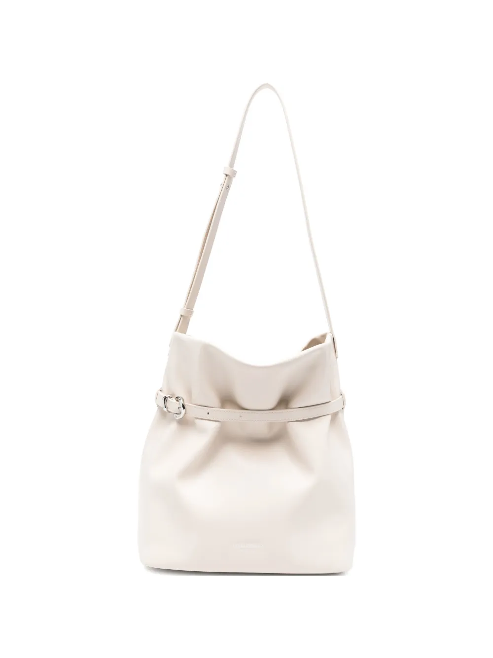Emporio Armani buckle shoulder bag - Bianco