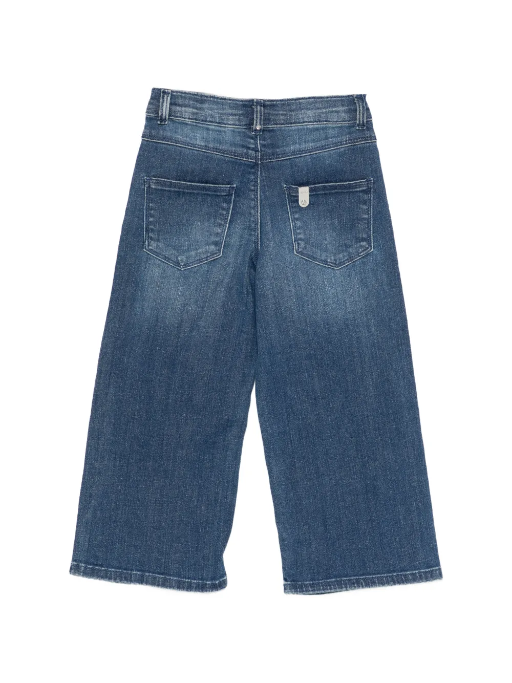 Liu Jo Kids Jeans verfraaid met bloemen Blauw