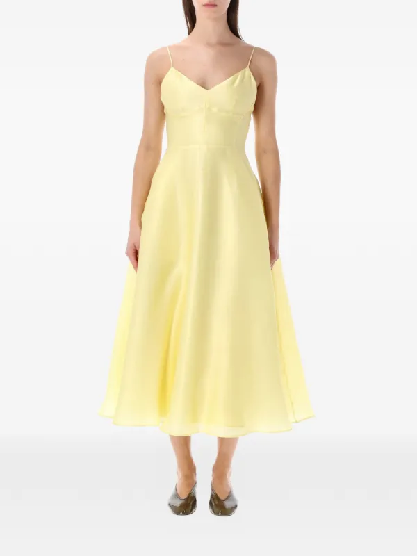 alberta ferretti silk dress Alberta Ferretti Silk Organza Dress