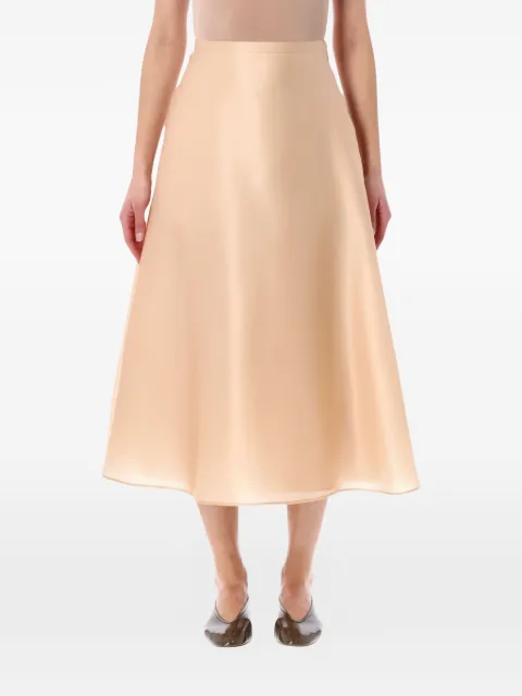 Alberta Ferretti organza A-line midi skirt