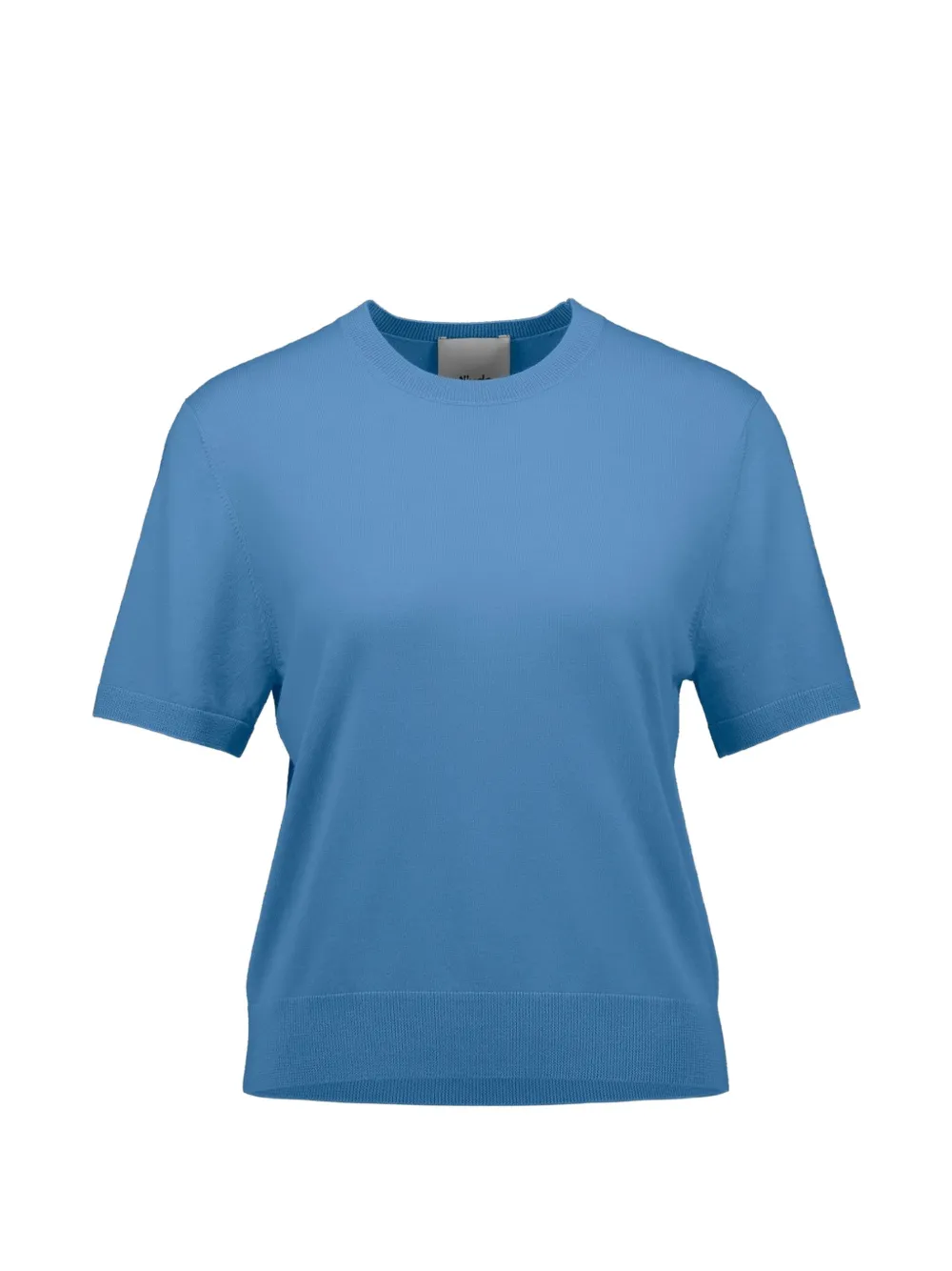 Allude short-sleeve sweater - Blau