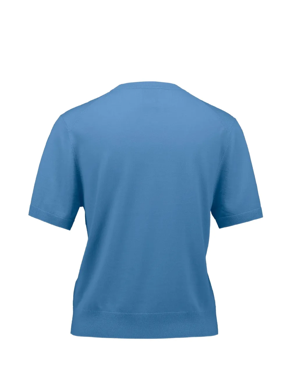  Allude Short-sleeve Sweater - Blue 