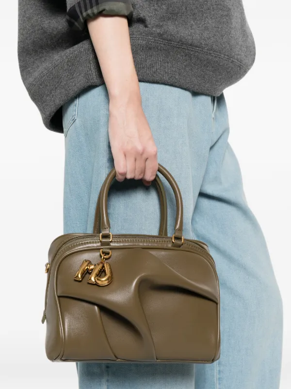 Marc Jacobs The Small Wave Leather Shoulder Bag | Green | FARFETCH