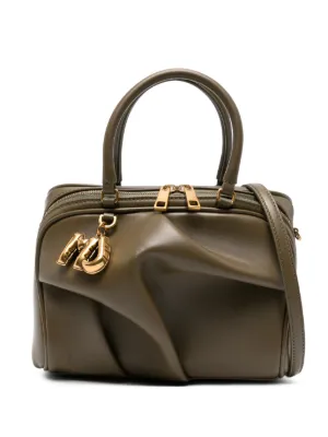 Jacquemus Bolsa Tote Le Bambino Grande Com Pesponto | Marrom