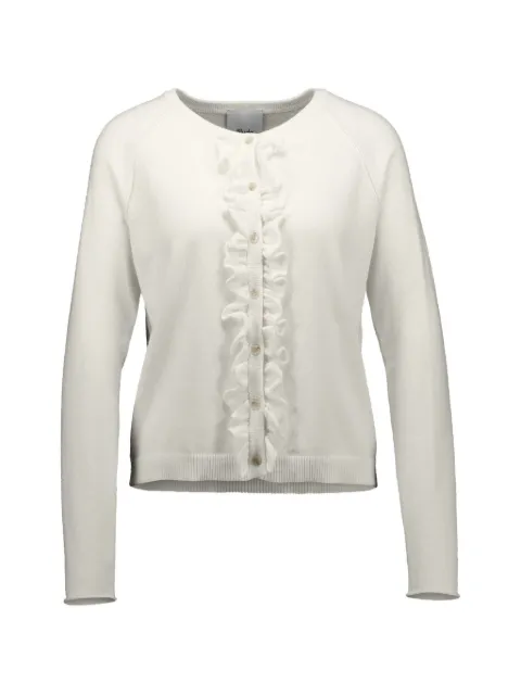 Allude ruffled-detail cardigan