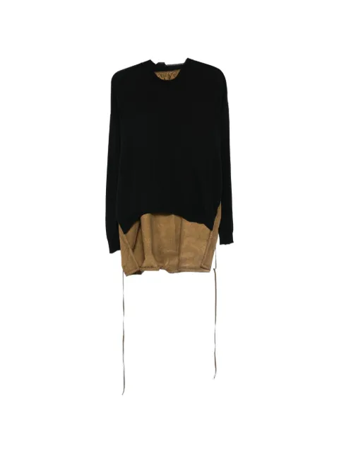 Uma Wang contrasting-panel sweater