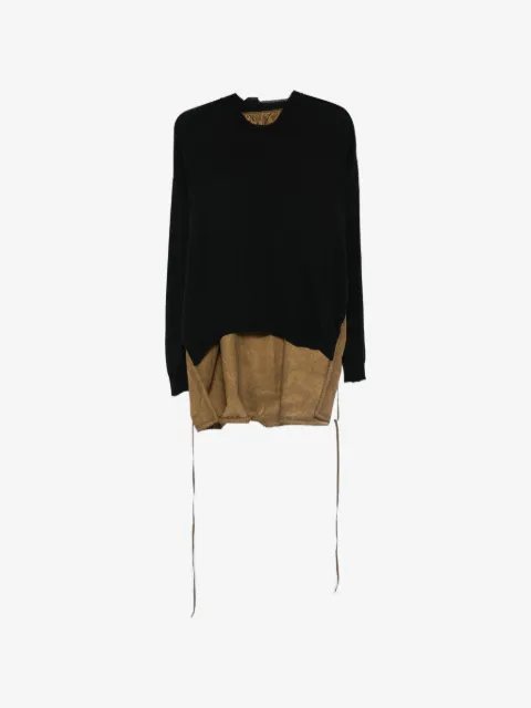 Uma Wang contrasting-panel sweater