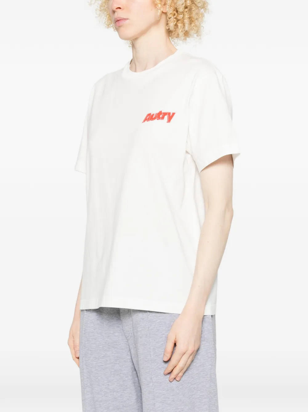 Autry T-shirt met logoprint Wit