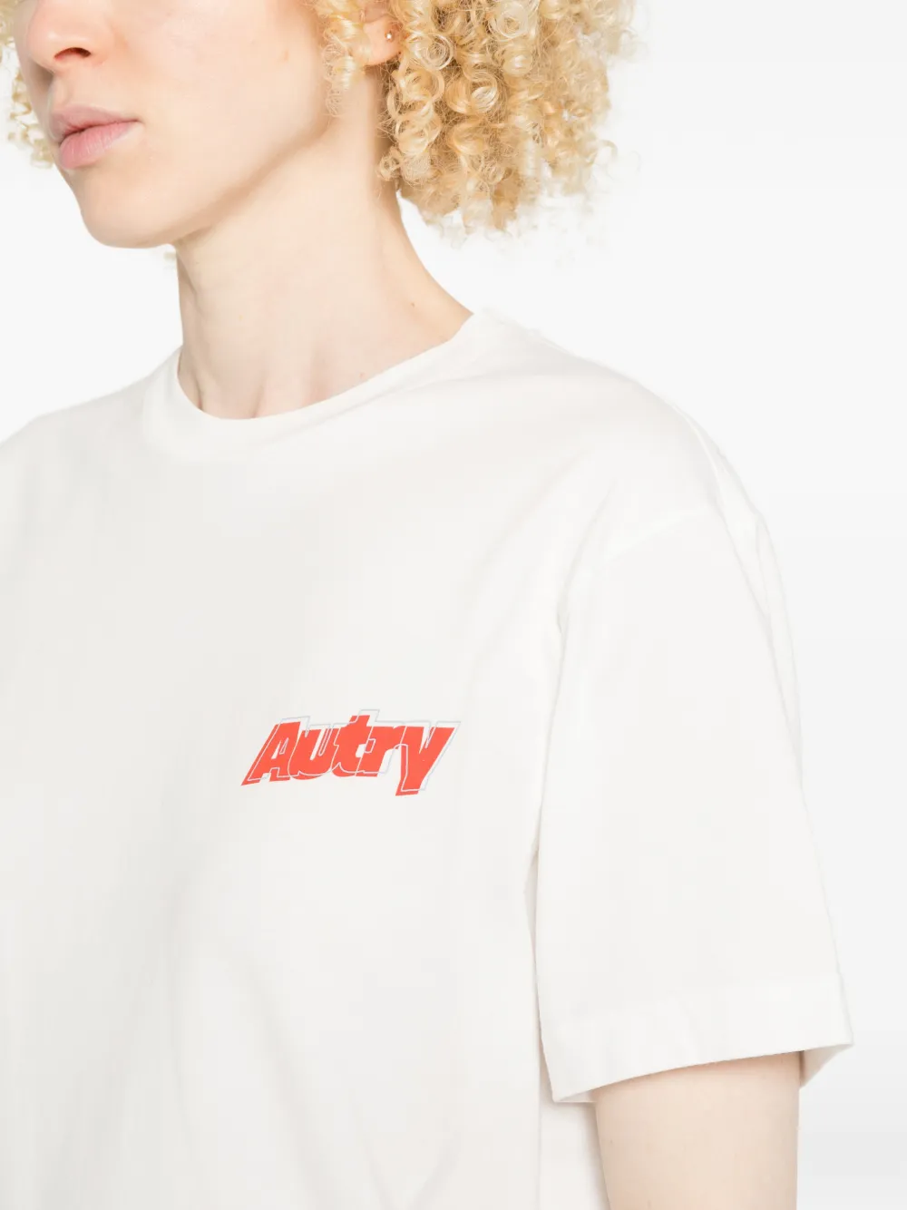 Autry T-shirt met logoprint Wit