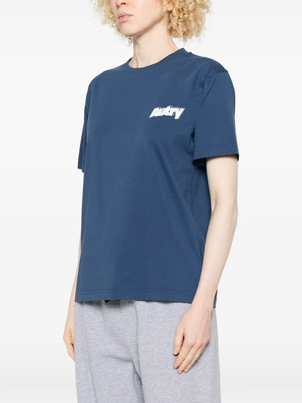  Autry Logo-print T-shirt - Blue 