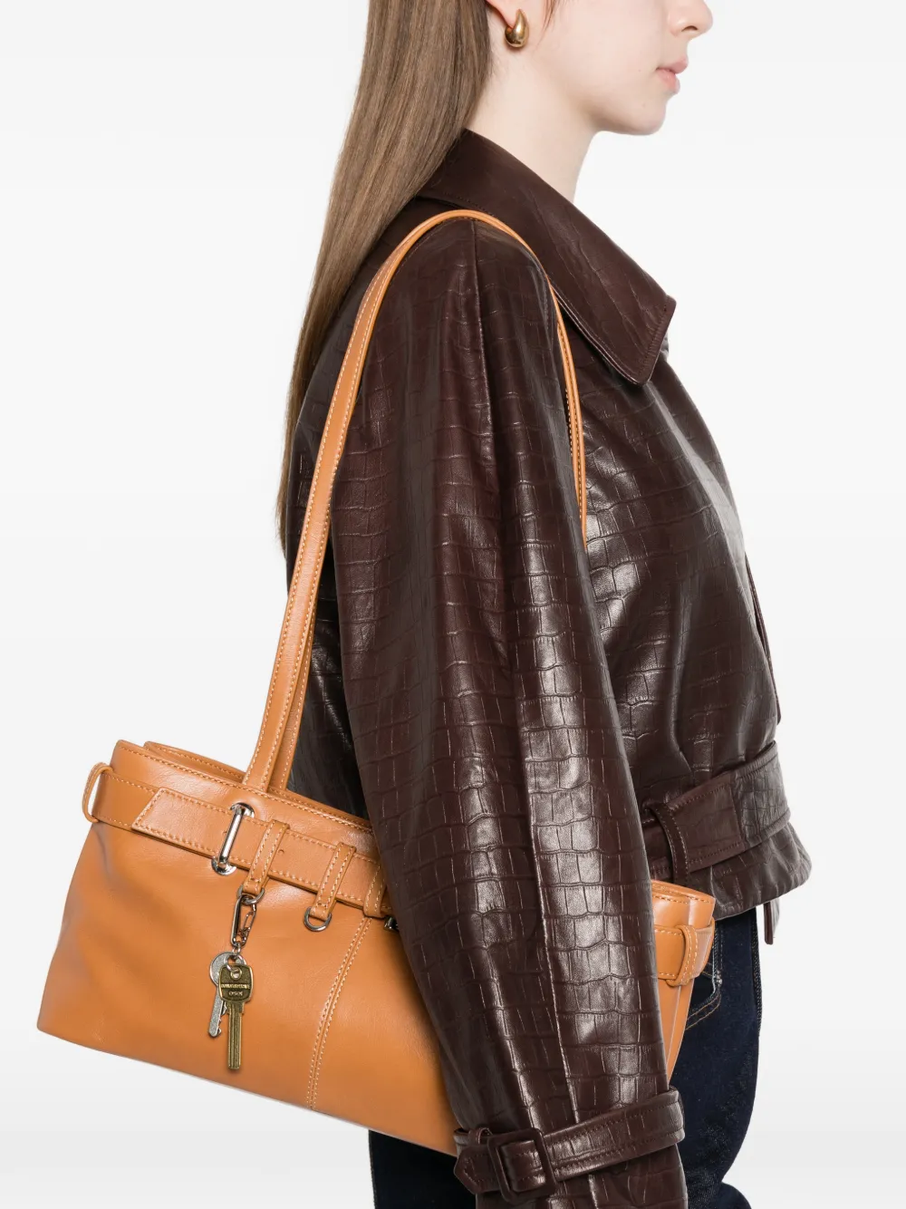 Brocle Buckle Shoulder Bag