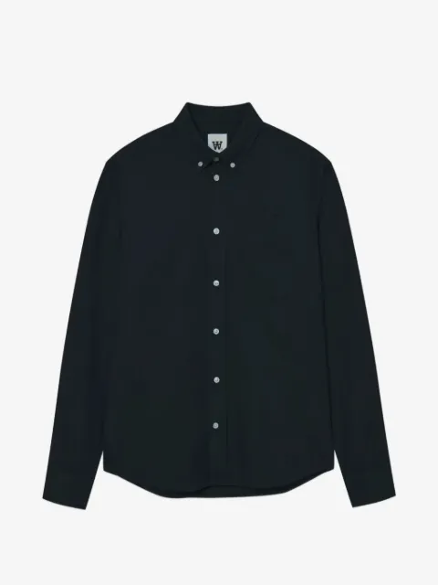 Wood Wood Adam buttoned embroidered shirt