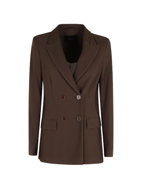 Seventy double-breasted textured blazer