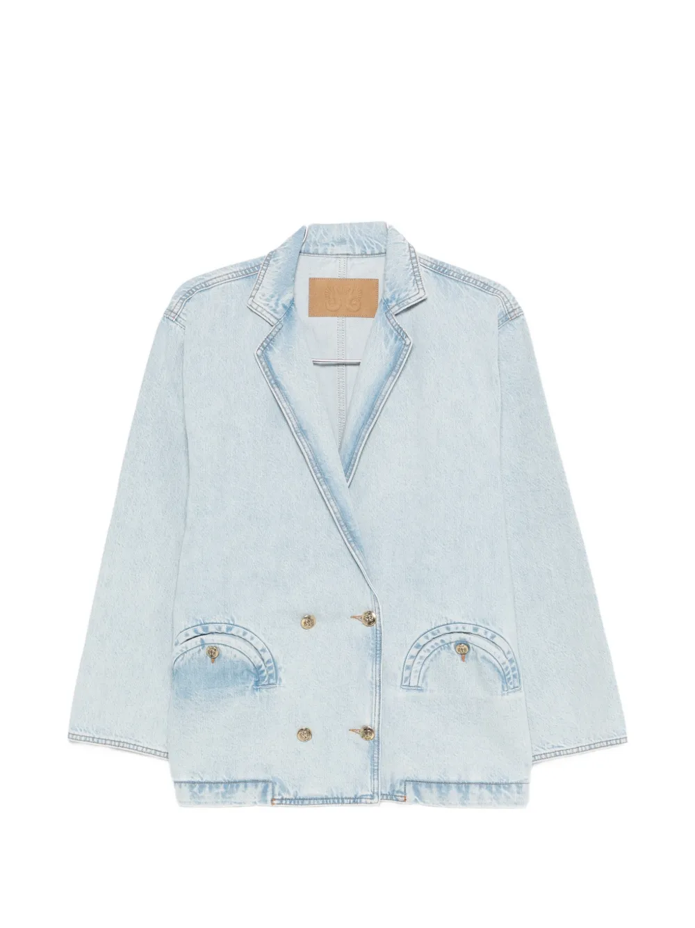 Blazé Milano Nariida double-breasted pocket blazer - Blu