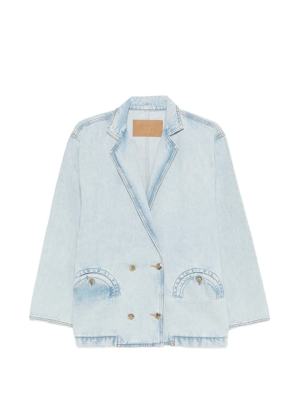 Blazé Milano Nariida double-breasted pocket blazer - Blu