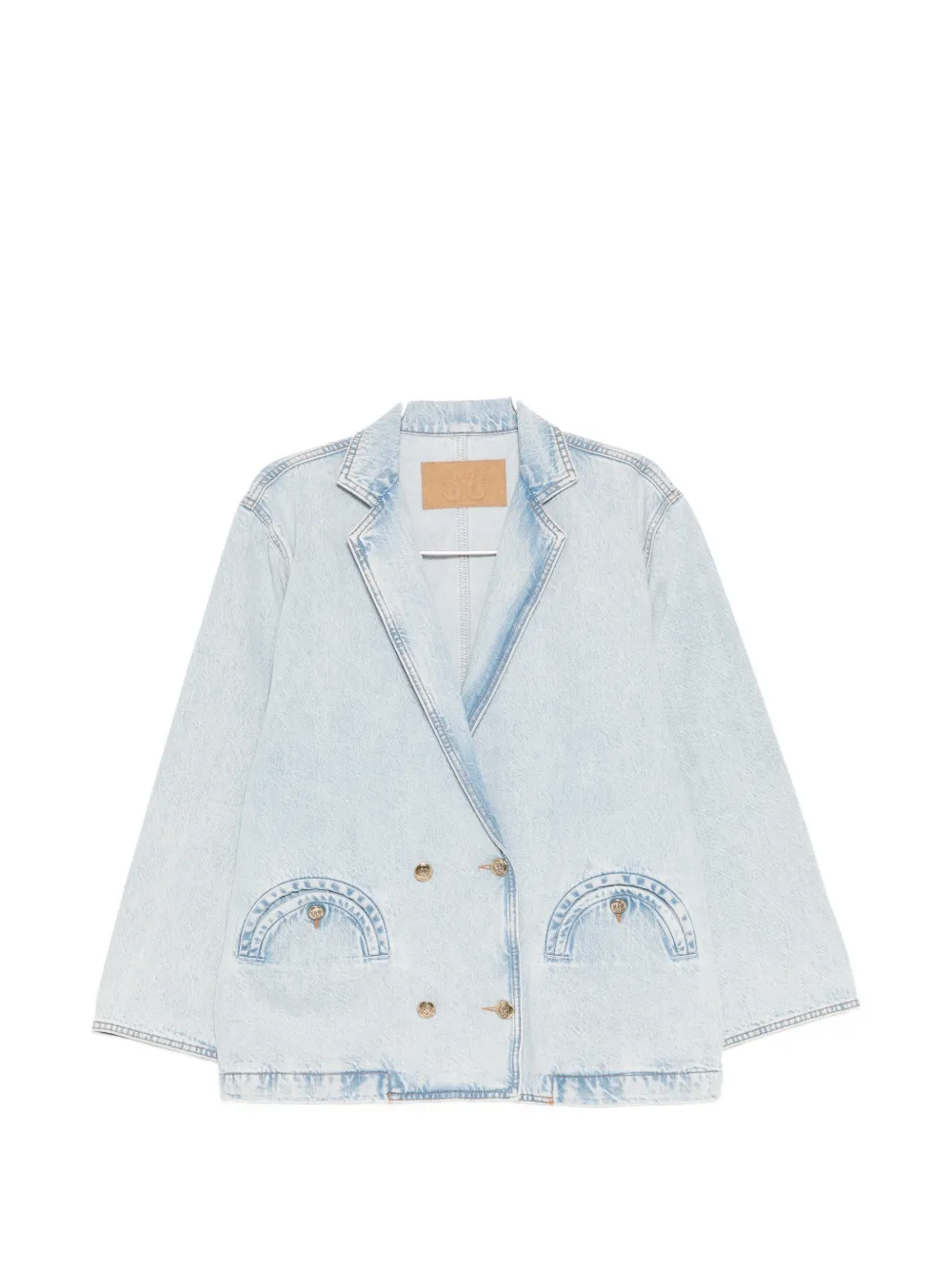 Blazé Milano Nariida double-breasted pocket blazer - Blu