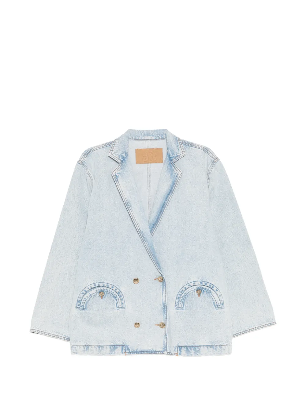 Blazé Milano Nariida double-breasted pocket blazer - Blu