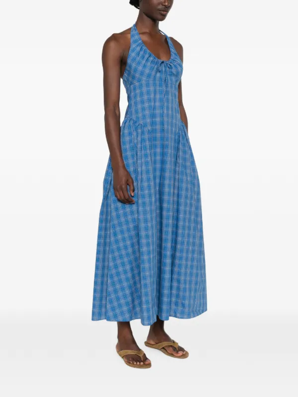 faithfull blue dress Del Ros Midi | it falls into a