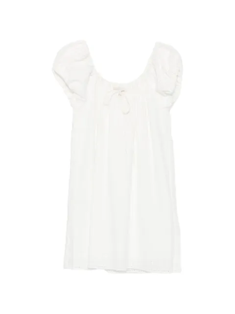 Faithfull Serafina puff-sleeve mini dress