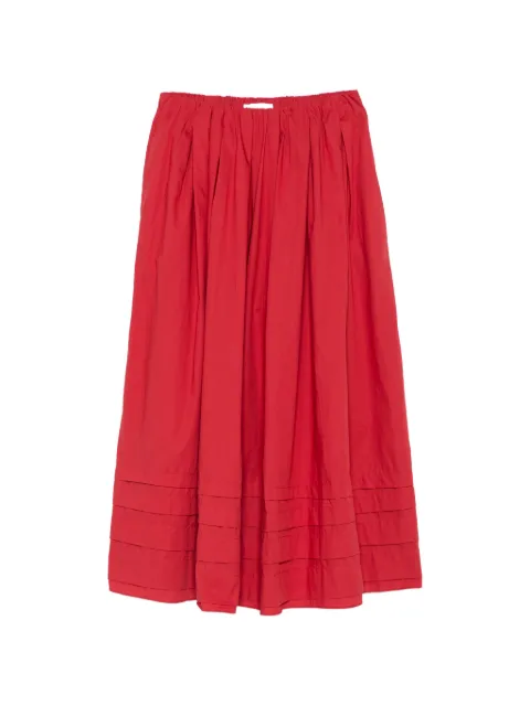 Faithfull Cales pleated mid skirt