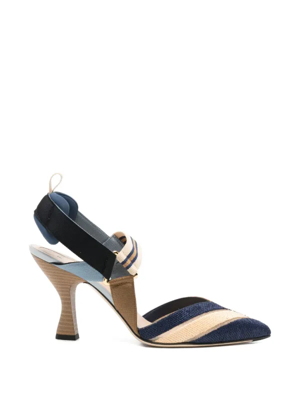 Fendi Colibrì Pumps in Neutrals