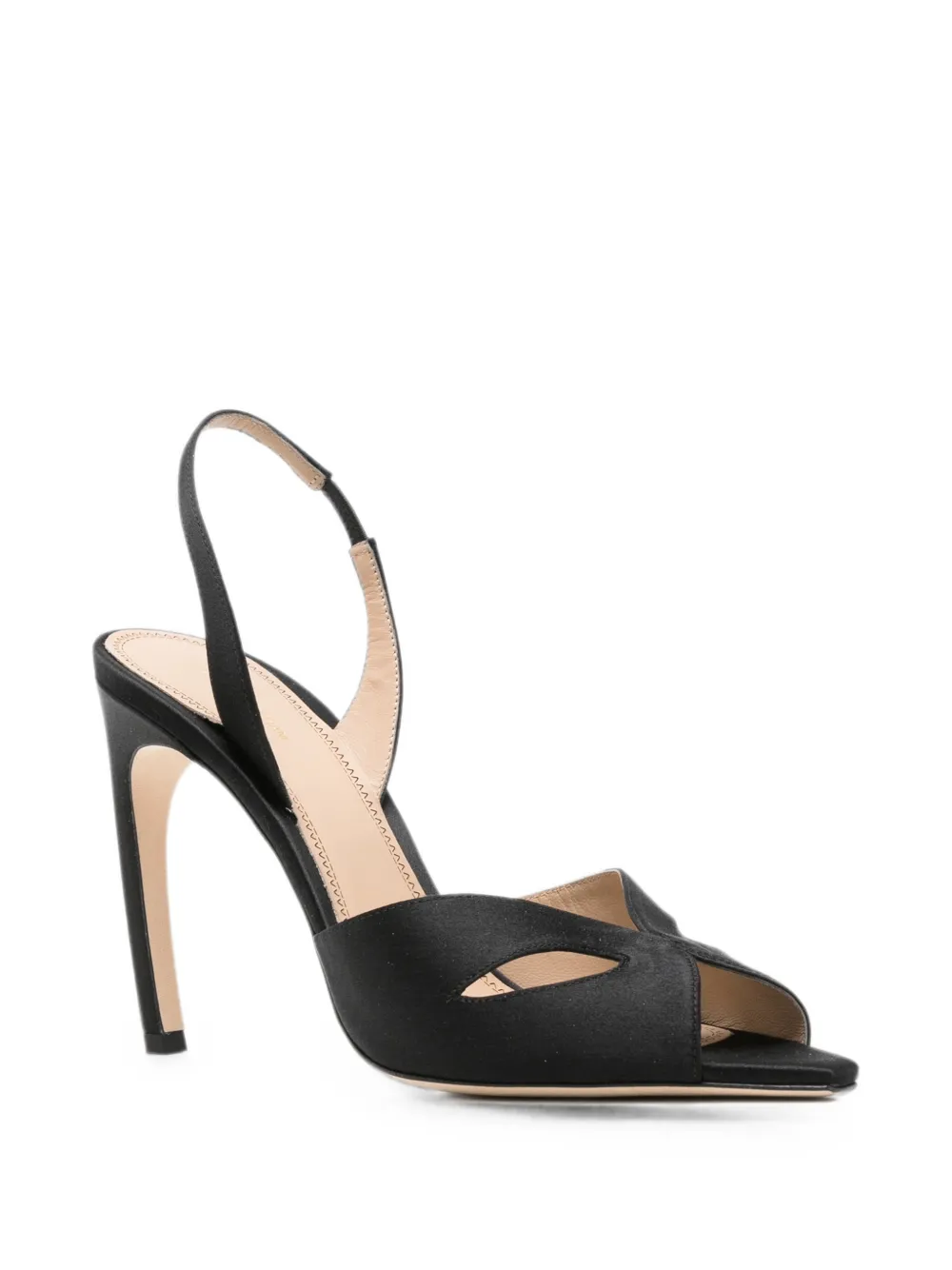 Victoria Beckham Harlow slingback sandals Zwart