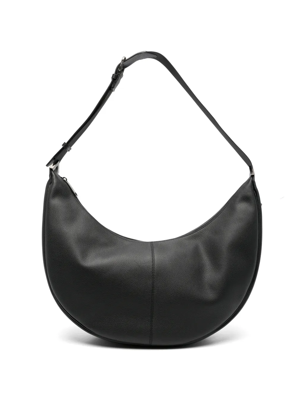 FENDI large Melon leather shoulder bag - Nero