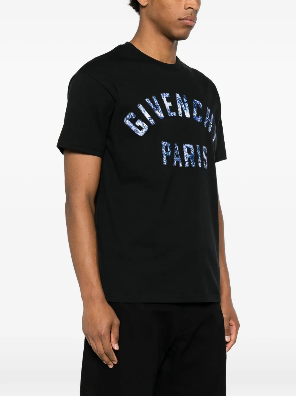 Givenchy T-shirt met logo-applicatie Zwart