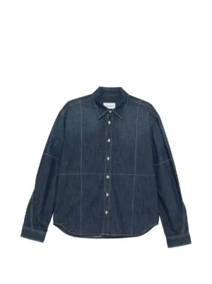 Saint Laurent Cassandre デニムシャツ | ブルー | FARFETCH JP