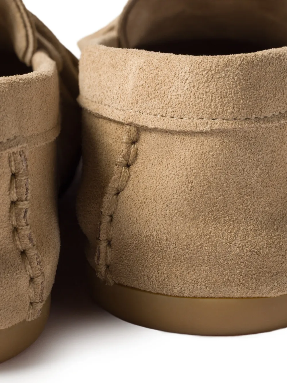 Miu Suède loafers Beige