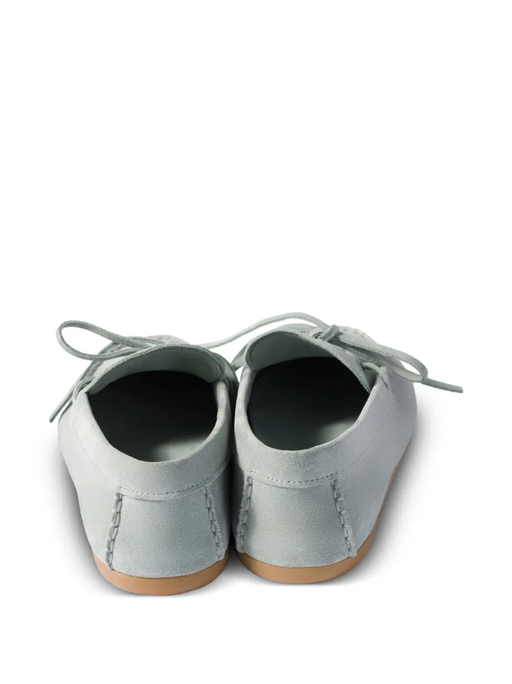 Miu Suède loafers Blauw