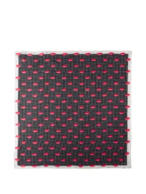 Prada プリント シルクツイルスカーフ | ブラック | FARFETCH JP