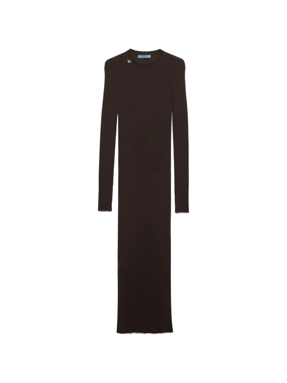 Prada Midikleid aus Wolle - Braun