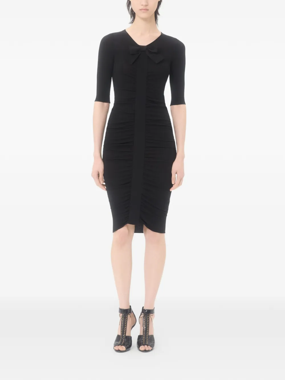Valentino Garavani Gebreide mini-jurk Zwart