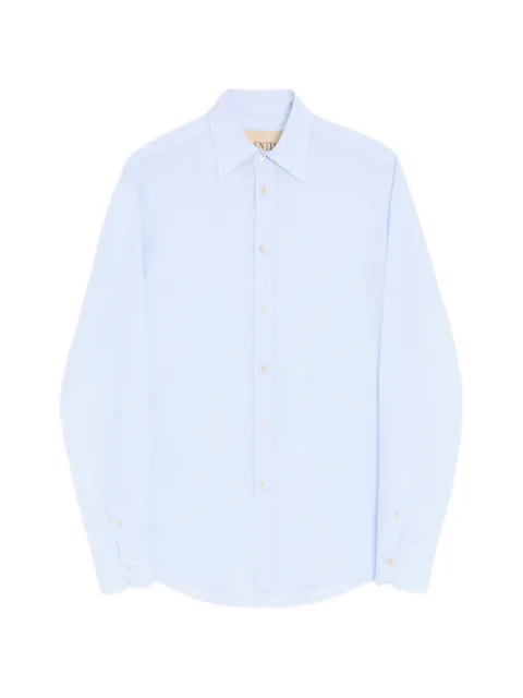Valentino Garavani linen shirt with VLogo-embroidery